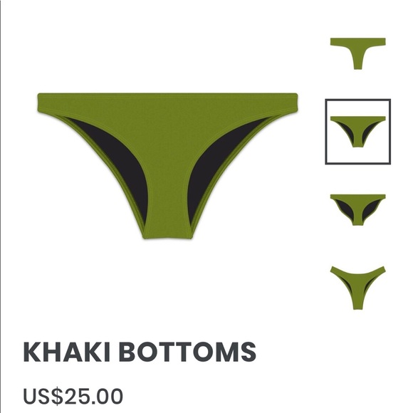 Hoaka swimwear Chloe khaki set - Picture 6 of 6